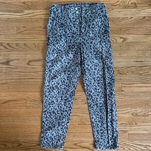 Sézane Leopard Print Jeans - 38